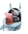 Faux Leather Cute Candy Color Shoulder Bag Backpack For Women